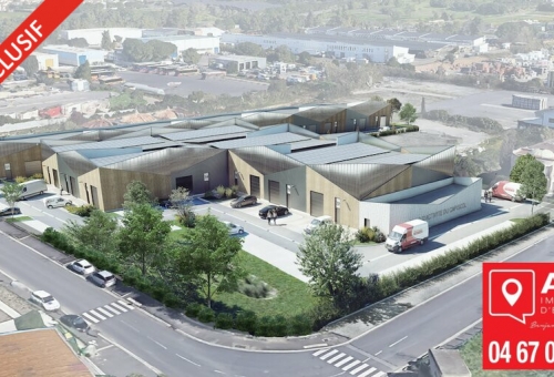 LOCAUX D'ACTIVITES NEUFS A VENDRE A BEZIERS