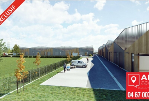 LOCAUX D'ACTIVITES NEUFS A VENDRE A BEZIERS