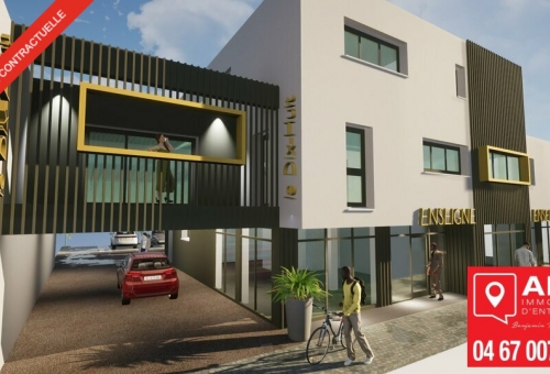  PLATEAUX DE BUREAUX NEUFS + APPARTEMENT À VENDRE  AGDE (34)