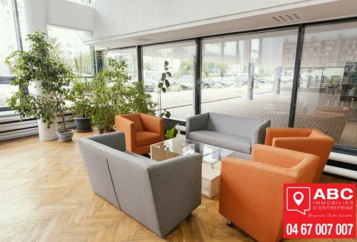 BUREAUX COMMERCIAL NEUF A LOUER A MONTPELLIER GAROSUD
